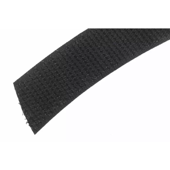 RS PRO Black Hook Tape 20 mm x 5 m, 30414673