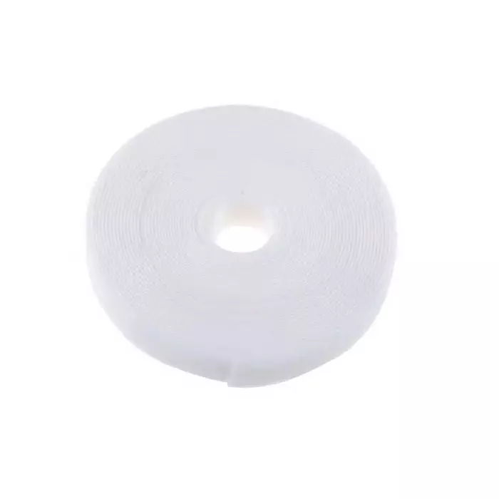 RS PRO White Hook Loop Tape 20 mm x 10 m