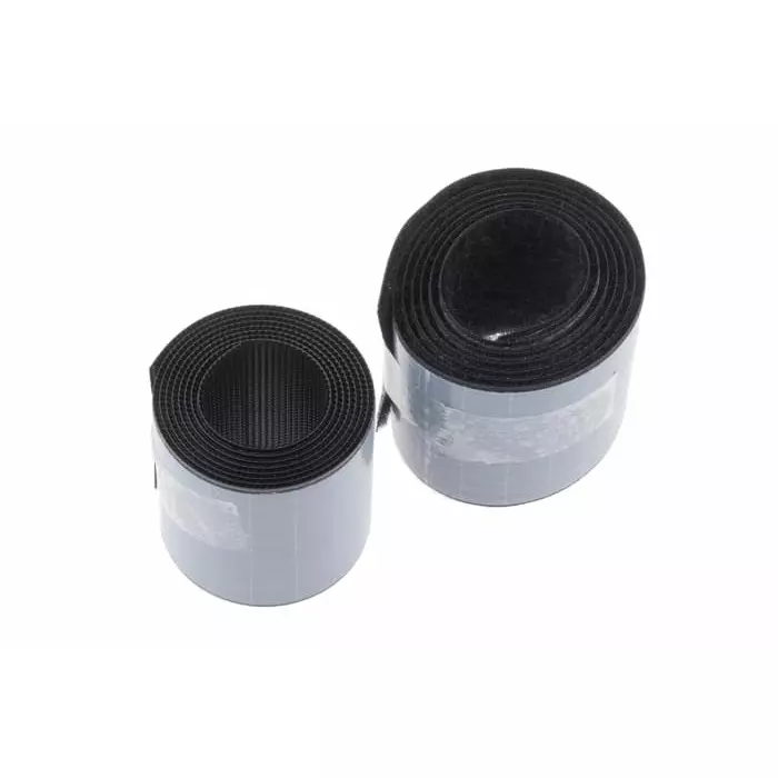 RS PRO Black Hook Loop Tape 50 mm x 1 m