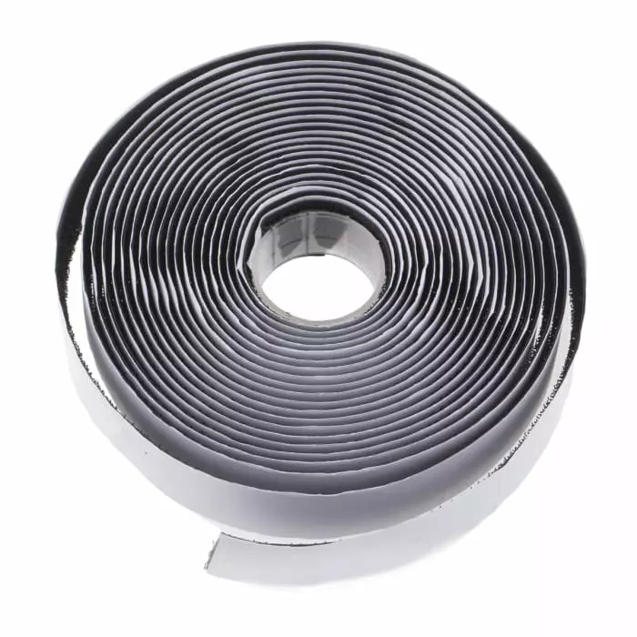 RS PRO Black Hook Tape 20 mm x 5 m, 30420061