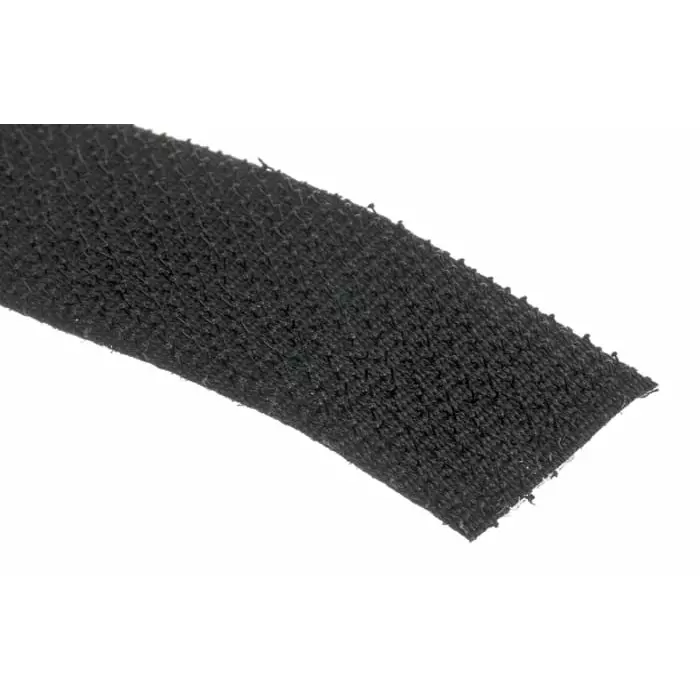 RS PRO Black Hook Tape 20 mm x 5 m, 30420062