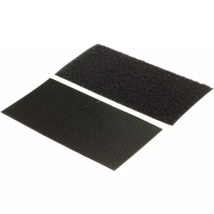 RS PRO Black Hook Loop Tape 50 mm x 100 mm