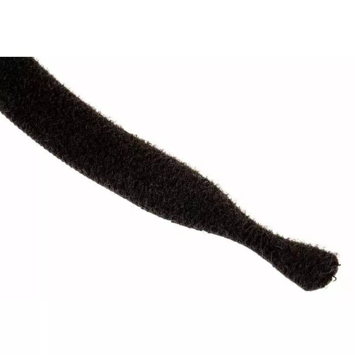RS PROSelf Engaging Black Hook Loop Tape 20 mm x 200 mm
