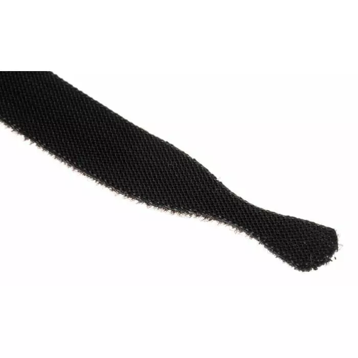 RS PROSelf Engaging Black Hook Loop Tape 20 mm x 200 mm