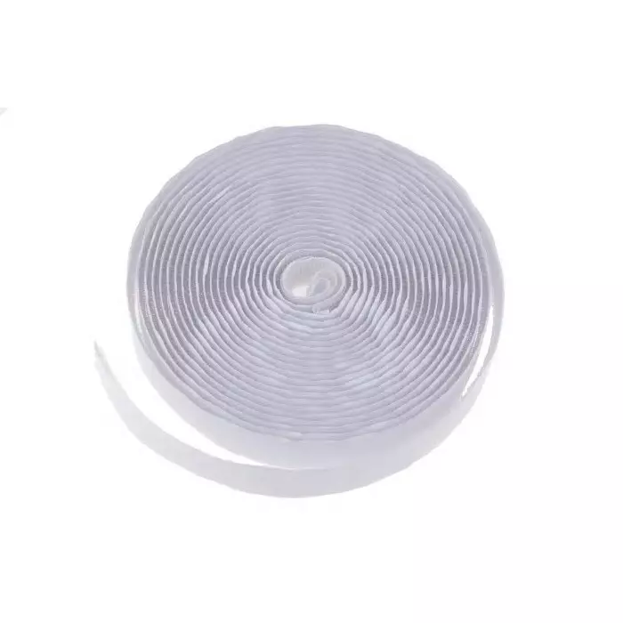 RS PRO White Hook Loop Tape 20 mm x 5 m, 30414667