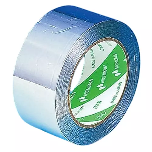 NICHIBAN Aluminum Tape 50 m x 12 mm Silver, No.950 (Pack of 125 Roll)