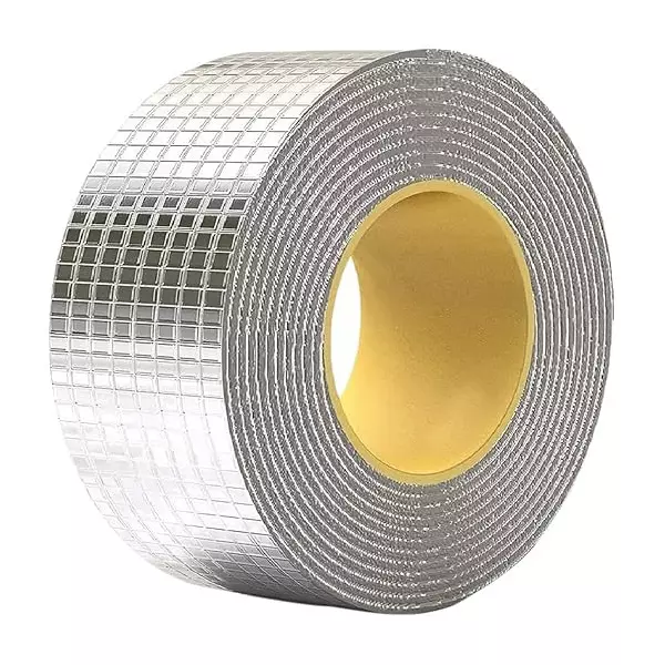 GENERIC Aluminium Butyl Tape 96 mm Width x 4 m Length Silver Color (Pack of 30)