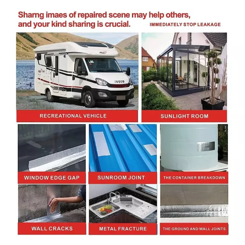 generic-aluminium-butyl-tape-4-m-length-x-4-inch-width-ideal-for-smooth-irregular-surfaces-pack-of-5