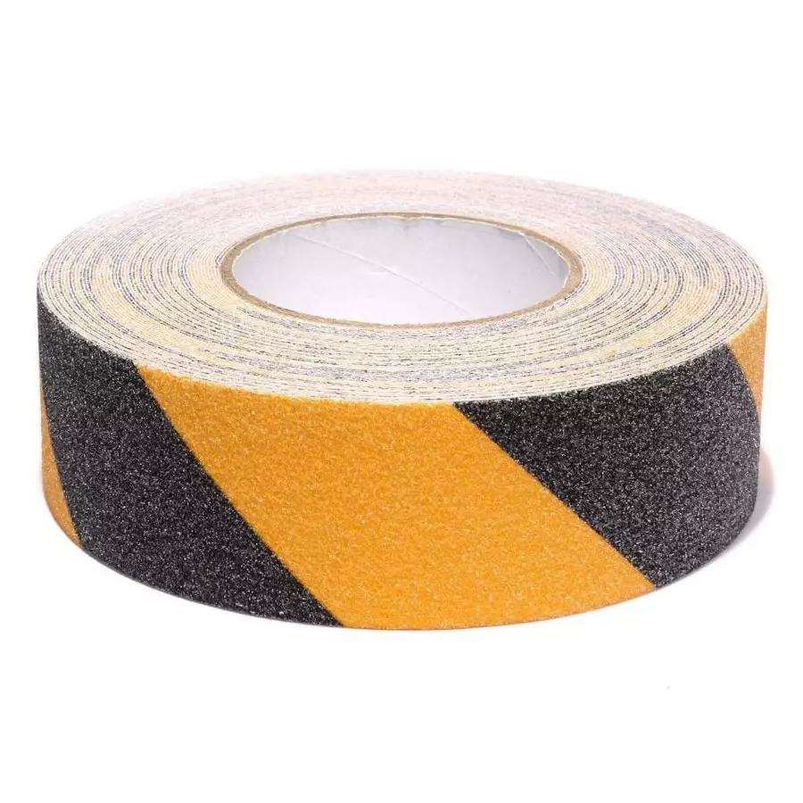 GENERIC Single Side Adhesive Antiskid Tape 50 mm x 3 m Yellow & Black Striped