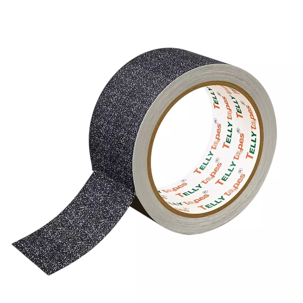 Telly Tapes Anti Skid Tape Black 48 mm × 18 m Size, TT-AS-BK-D-18L