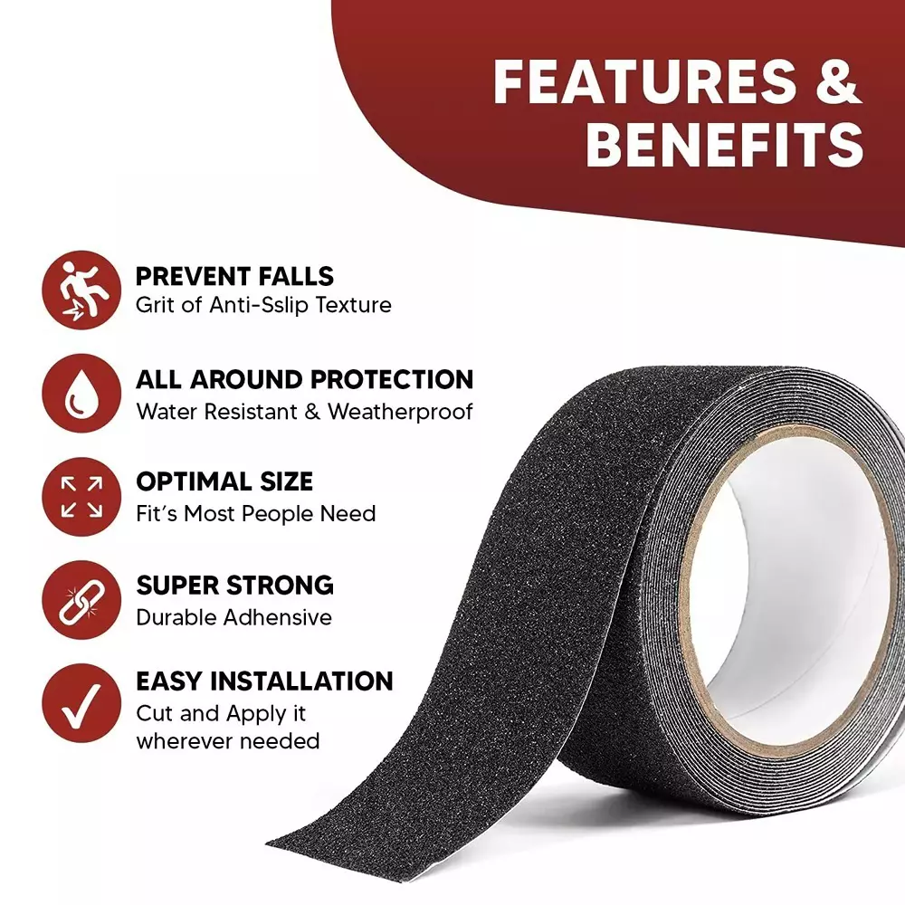 generic-anti-skid-floor-tape-18-m-x-50-mm-grainy-texture-pet-frosted-black-pack-of-5