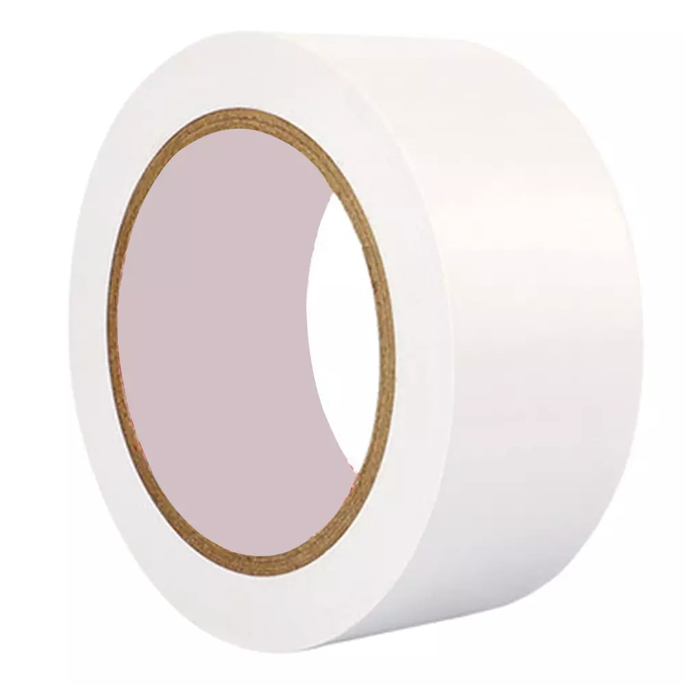 TRINITY Double Sided Tissue Tape 150 Micron 12 mm x 50 m White (Pack of 8)