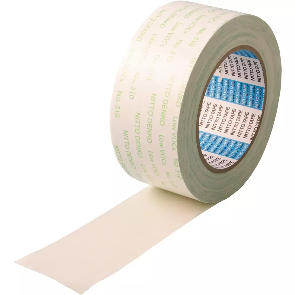 Nitto Denko Low VOC Double-Sided Adhesive Tape 50 mmx20 m White, 25910126