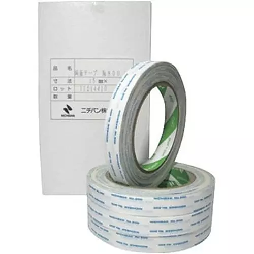 NICHIBAN Double Sided Tape 10 mm x 20 m, 800H-10 (Pack of 20 Roll)