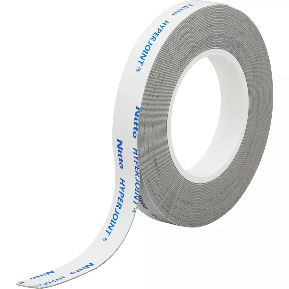 Nitto Denko Double Sided Adhesive Tape 19 mmx10 m Gray, 39539193