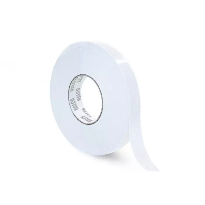 RS Pro F20 White Double Sided Paper Tape 0.1 mm Thick 25 mm x 50m