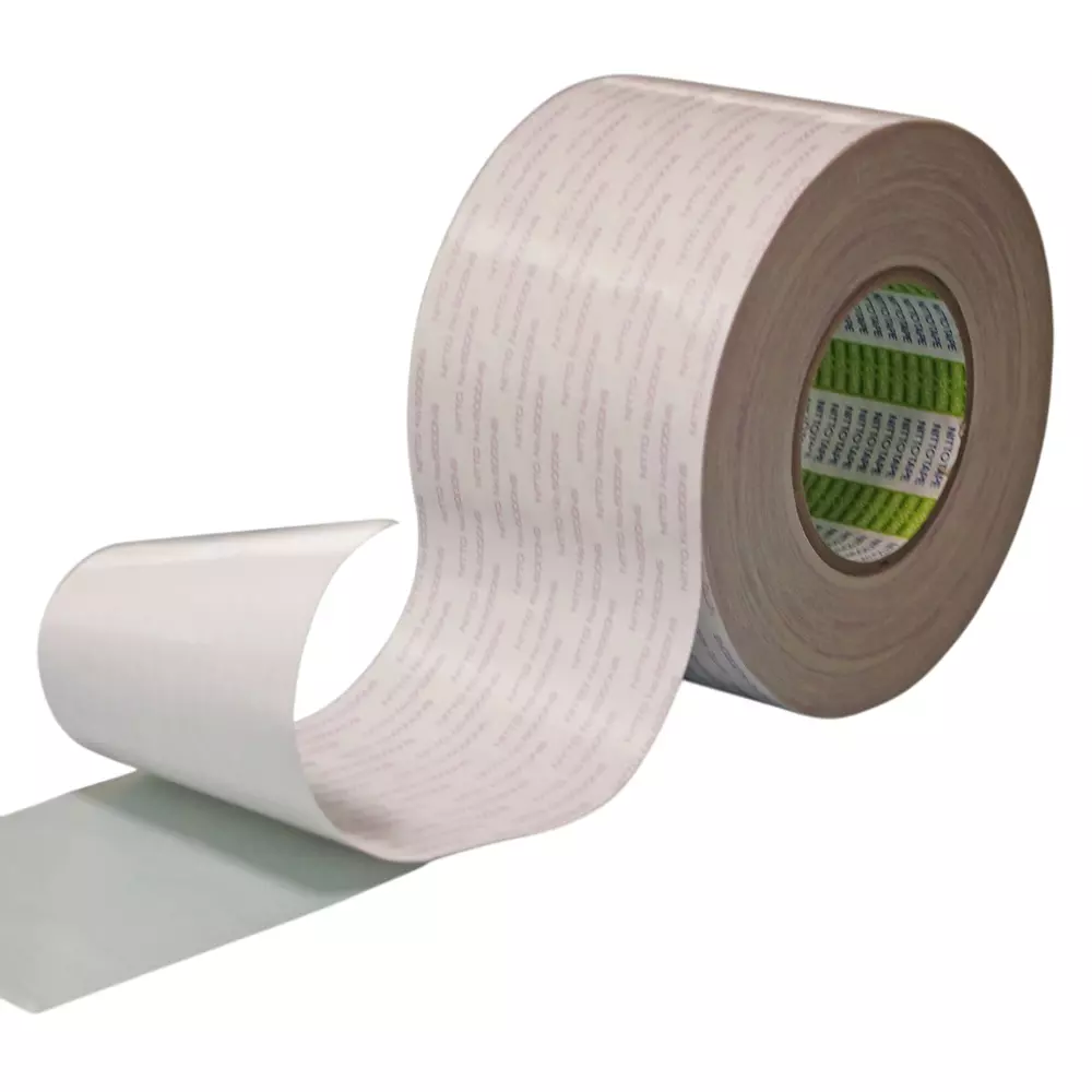 Nitto Denko Removable & Strong Adhesion Double Sided Adhesive Tape 110 mmx50 m White, 25953964