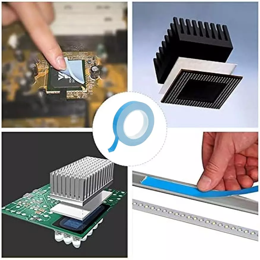 ETIPL Thermal Conductive Double Sided Adhesive Tape(Set Of 6 Pcs)