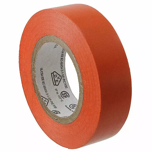 3M Professional Grade 35 Vinyl Electrical Tape 19 mm x 20.1 m x 0.177 mm Orange, 31201500 (Pack of 5 Pcs)