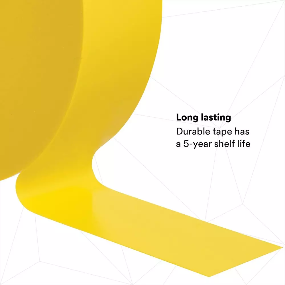 3M Electrical Tape 19 mm x 20 m Vinyl Backing Material ‎75 PSI Yellow