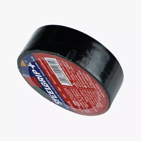 Steelgrip Insulation Tape in Black Color, Length 6 m x Width 1.7 cm x Thickness 0.125 mm