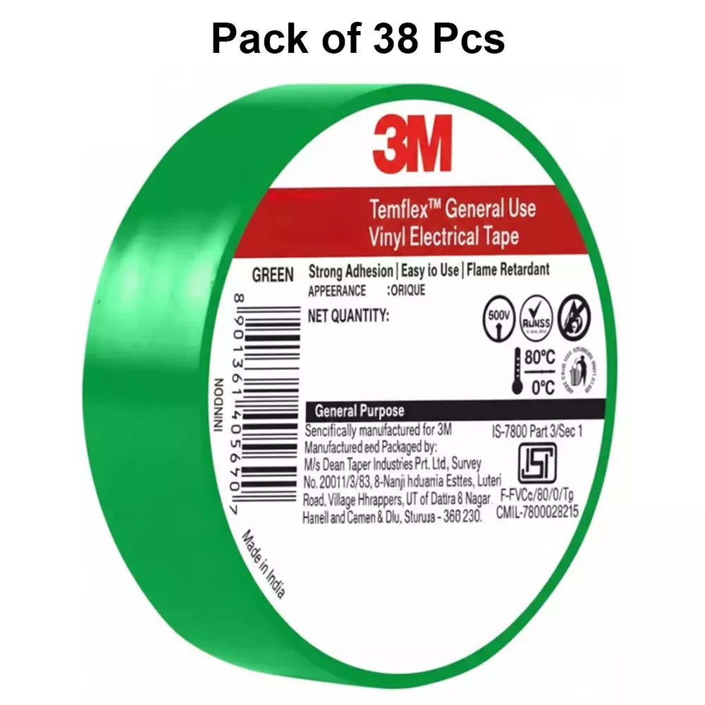 3-m-electrical-tape-18-mm-6-m-green-temflex-150-pack-of-30-pcs