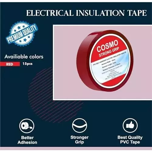forus-pvc-insulation-electrical-tape-7-m-length-18-mm-width-red-electrical-tape-red-15pc-15-pcs