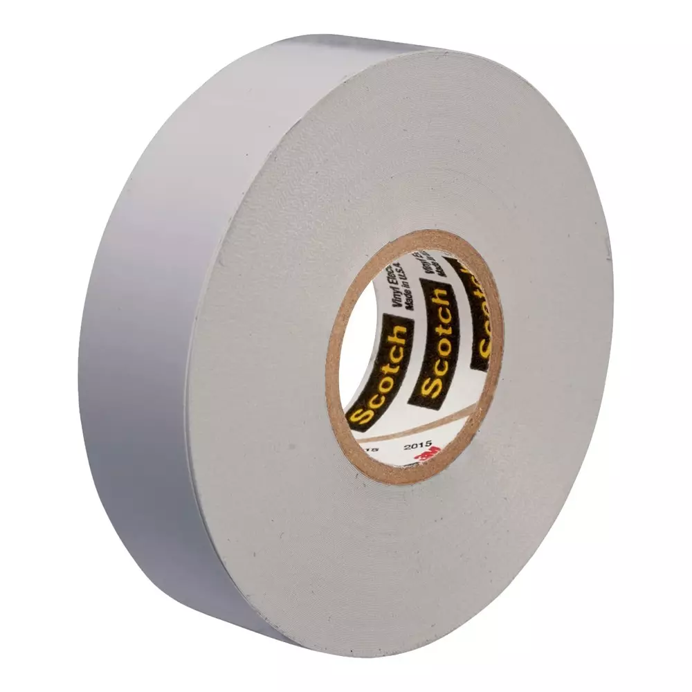 3M Professional Grade 35 Vinyl Electrical Tape 19 mm x 20.1 m x 0.177 mm Grey, 31201500 (Pack of 5 Pcs)