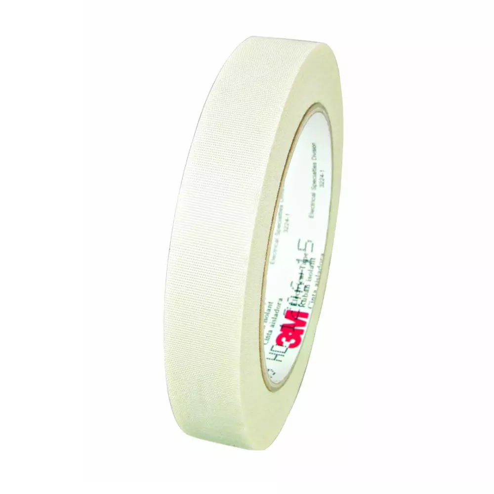 3M 69 Glass Cloth Electrical Tape White 33 m 4.8x10⁴ mΩ Insulation Resistance, 31201500
