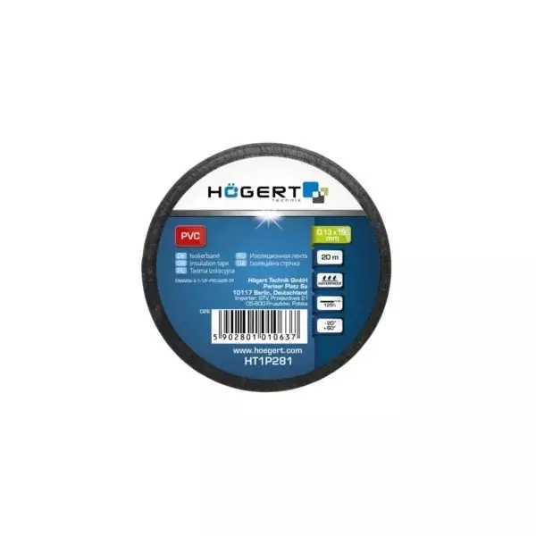 hogert-technik-electrical-insulation-tape-black-color-20-m-length-x-19-mm-width-x-013-mm-thickness-ht1p281