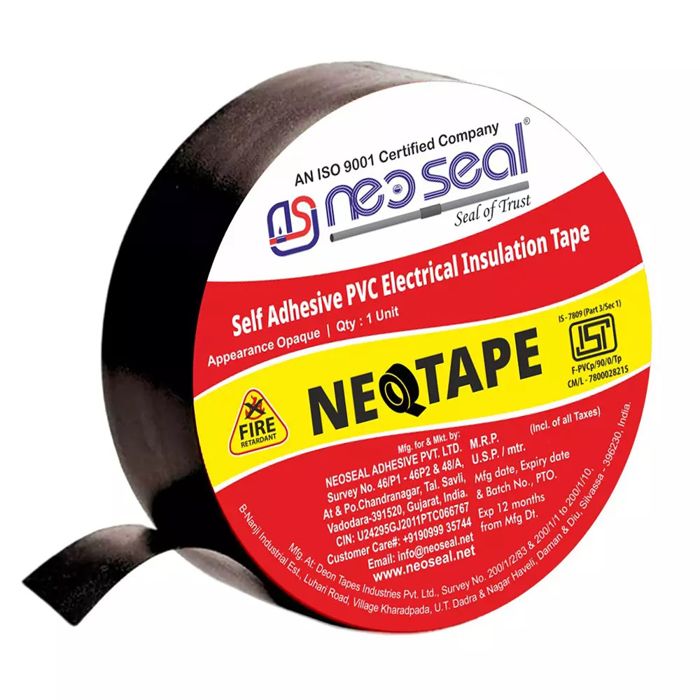 NeoSeal Neo PVC Electric Insulation Tape FR+ISI 6 m x 17 mm x 0.125 mm (Pack of 30)