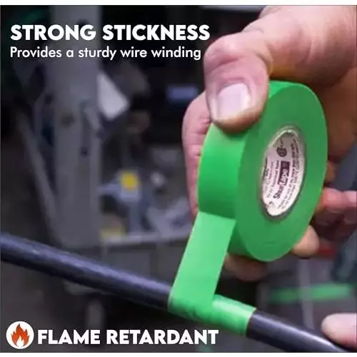 forus-pvc-insulation-electrical-tape-7-m-length-18-mm-width-green-electrical-tape-green-15pc-15-pcs