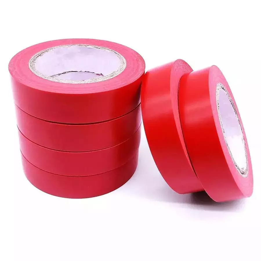 Wonder 999 18 mm x 6 m Red Self Adhesive PVC Electrical Insulation Tape , (Pack of 300)