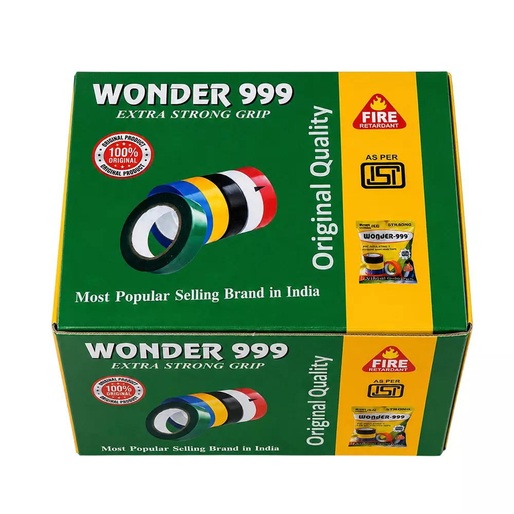 wonder-999-18-mm-x-6-m-black-self-adhesive-pvc-electrical-insulation-tape-pack-of-150