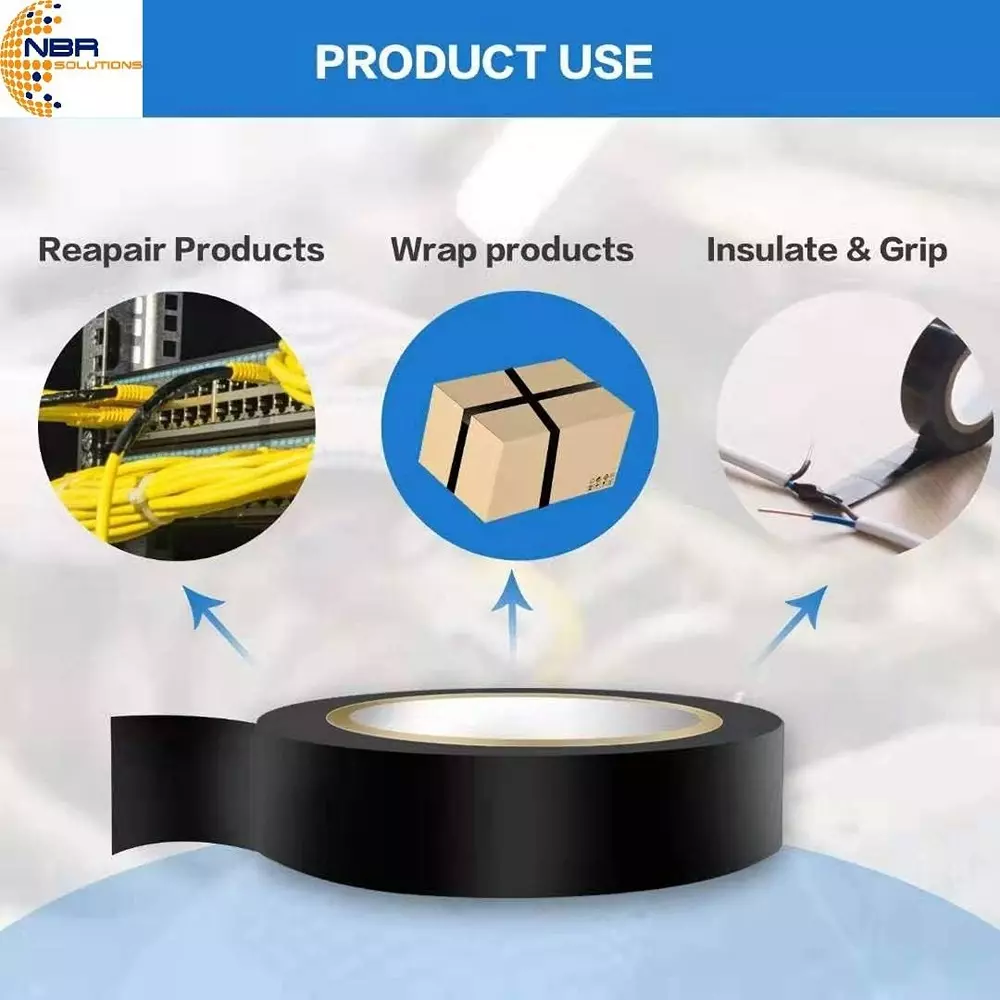 generic-electrical-insulation-tape-pvc-waterproof-oil-resistant-30-m-length-25-mm-1-inch-black-ep031-2-pack-of-6