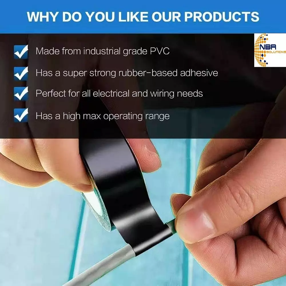 generic-electrical-insulation-tape-pvc-waterproof-oil-resistant-30-m-length-25-mm-1-inch-black-ep031-2-pack-of-6
