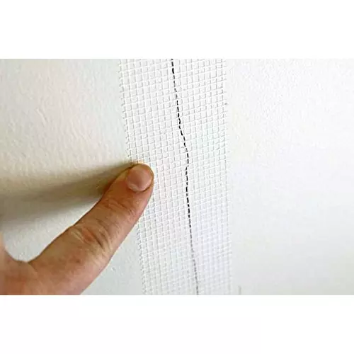 MITBIT Fibre Tape White Color, Width 50 mm, Length 50 m for Reinforcing Drywall Joints (Pack of 24)