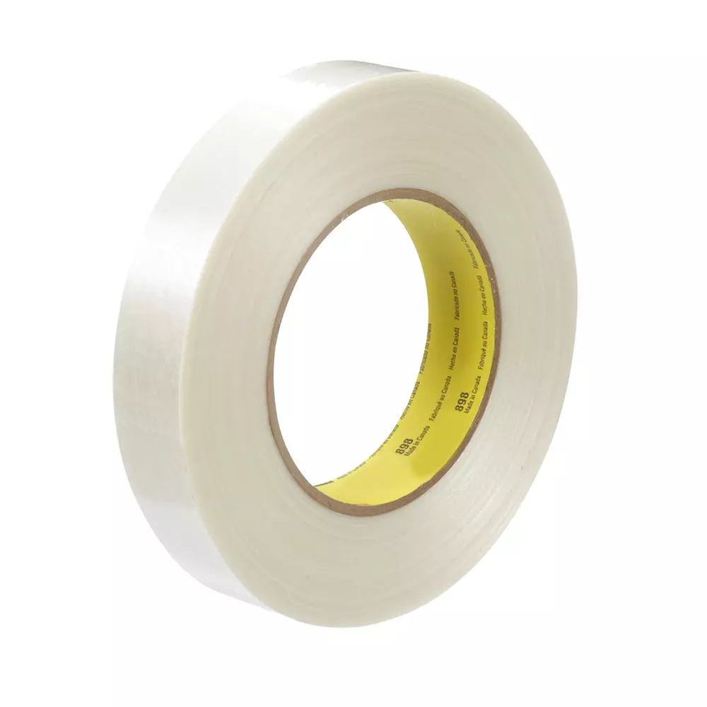 3M Filament Tape 24 mm x 55 m Plastic Clear, 898