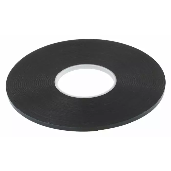 Hi-Bond HPS 080B Black Foam Tape 6.0 x33.0m 0.80 mm Thick, HPS 080B 6mmx33m