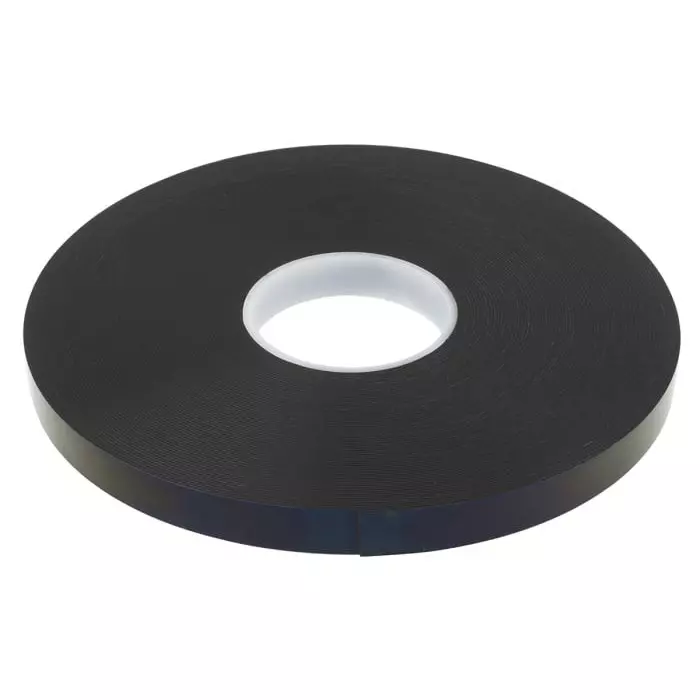 Hi-Bond HPS 120B Black Foam Tape 19.0 x33.0m 1.20 mm Thick, HPS 120B 19mmx33m
