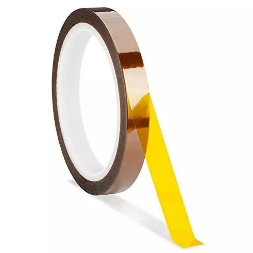SCHOFIC Kapton Tape Polyimide ‎Brown 10 mm Width 33 m Length, 0331F4ZQS7I (Pack of 5)