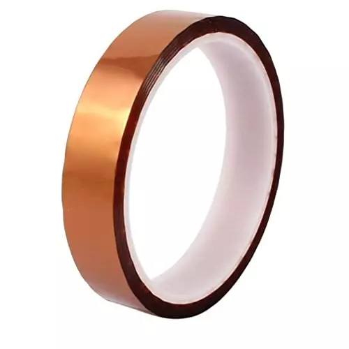 SCHOFIC Kapton Tape Polyimide ‎Brown 15 mm Width 33 m Length, 0503FRB85O4 (Pack of 10)