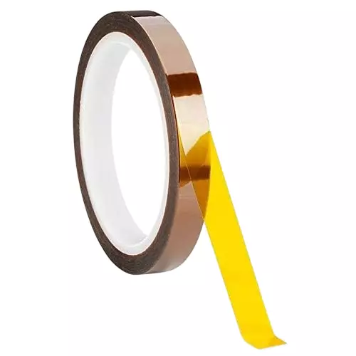 SCHOFIC Kapton Tape Polyimide ‎Brown 12 mm Width 33 m Length, 0331F4VXTY2 (Pack of 50)