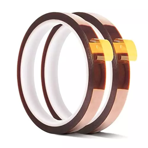 SCHOFIC Kapton Tape Polyimide ‎Brown 15 mm Width 33 m Length, 0131Y6MKZHB (Pack of 2)