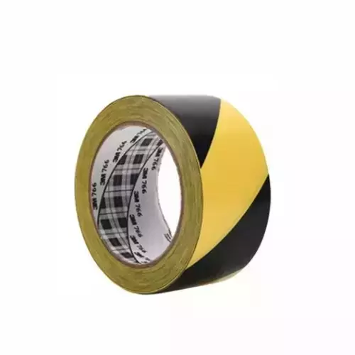 3M Lane Marking Tape 48 mm x 33 m Yellow/Black, 766 (Pack of 5)