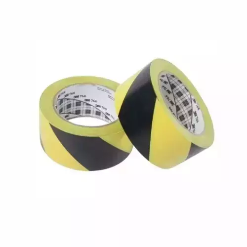 3M Lane Marking Tape 48 mm x 33 m Yellow/Black, 766 (Pack of 5)
