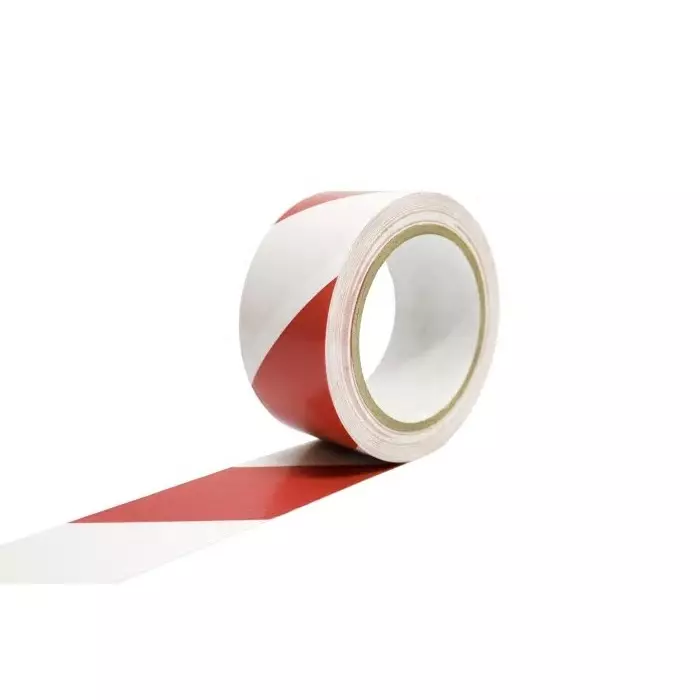Coba Europe Red/White PVC 33m Hazard Tape, TP130302
