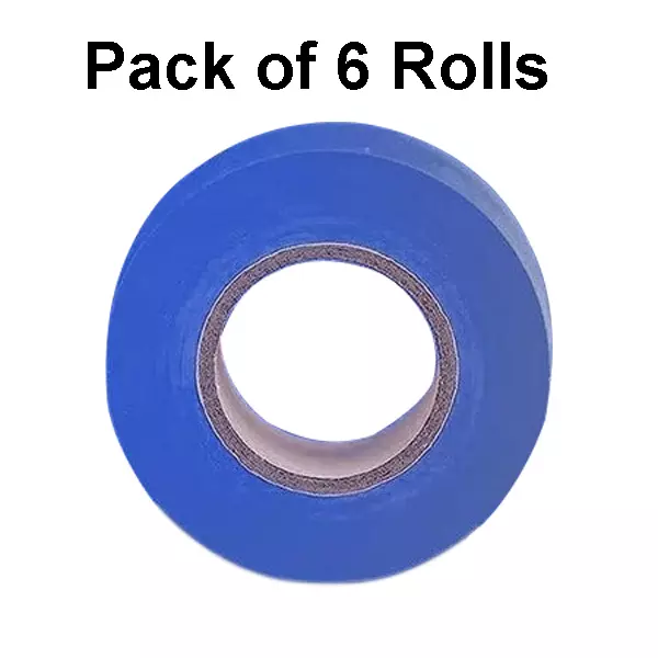 Singhal Flagging Tape 25 mmx90 m Blue (Pack of 6 Rolls)