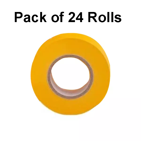 Singhal Flagging Tape 25 mmx45 m Yellow (Pack of 24 Rolls)