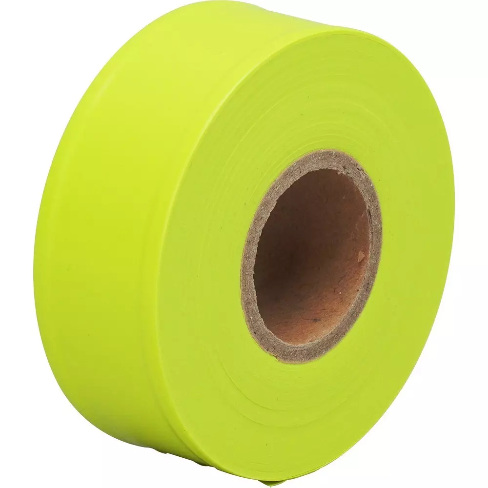 Shinwa Rules Marking Tape Fluorescent Yellow Color, 73799